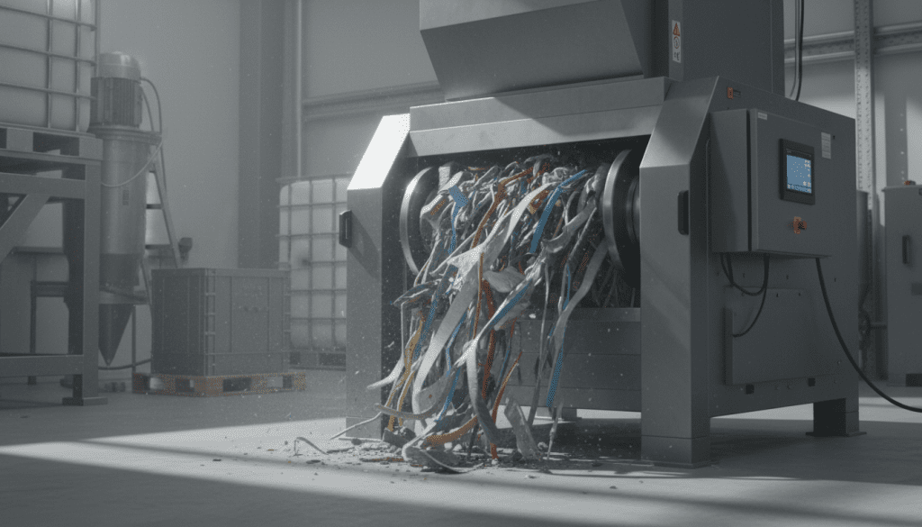 shredder para materiais flexíveis