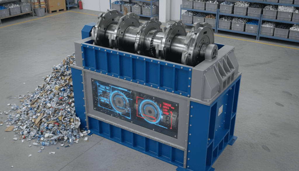 shredder para reciclagem industrial