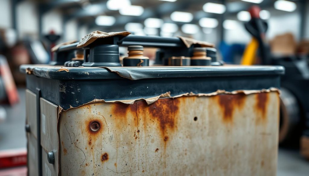 sinais de desgaste em baterias de paleteiras elétricas