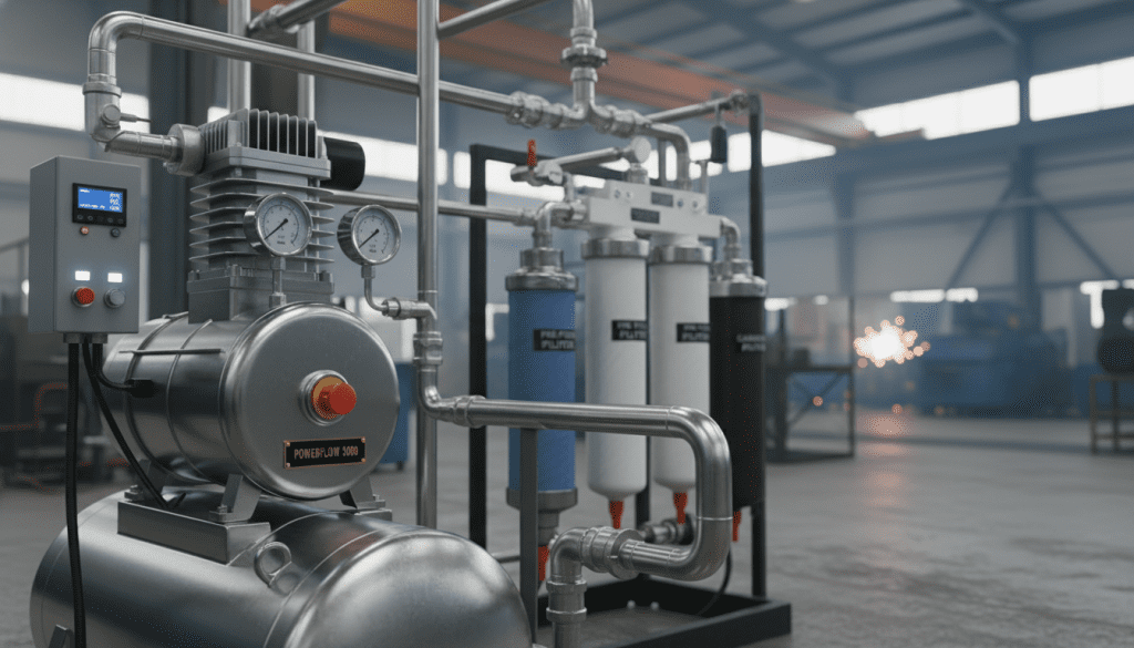 sistema de compressor de ar
