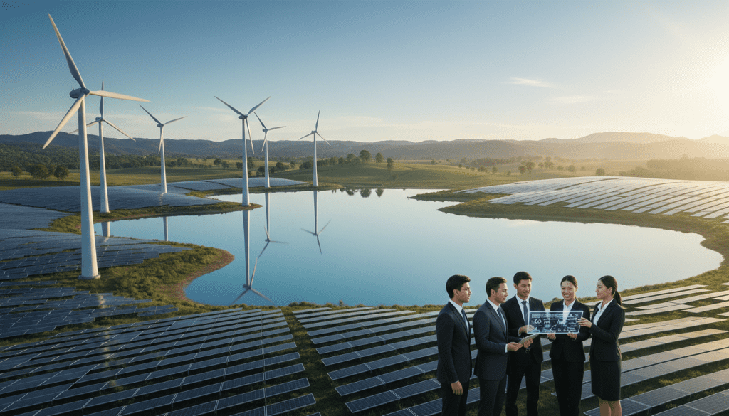 soluções de energia sustentável
