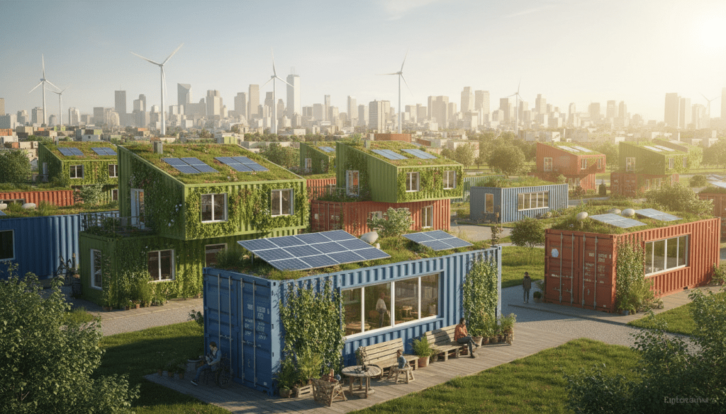 soluções sustentáveis para containers