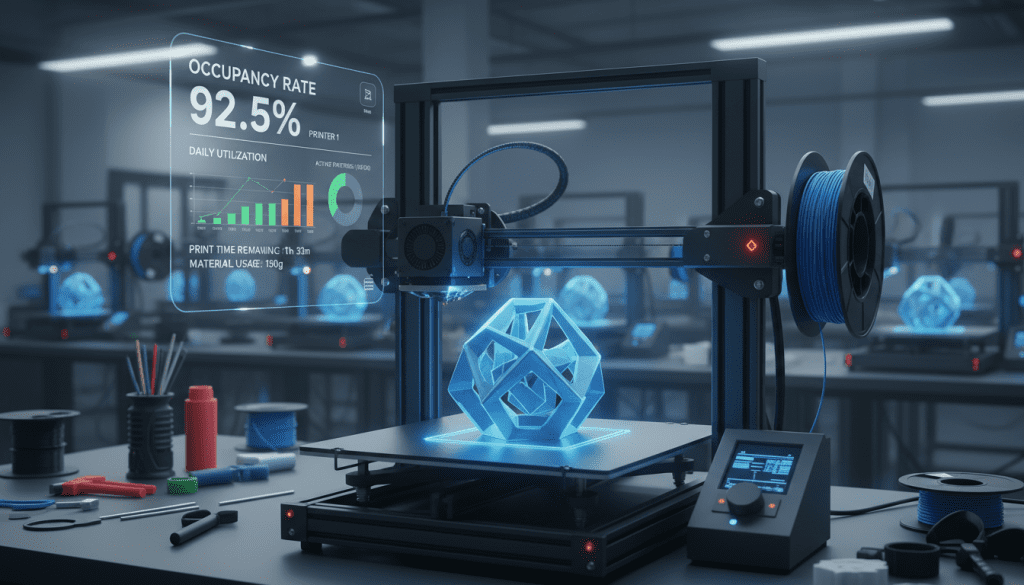 taxa de ocupação em impressoras 3D