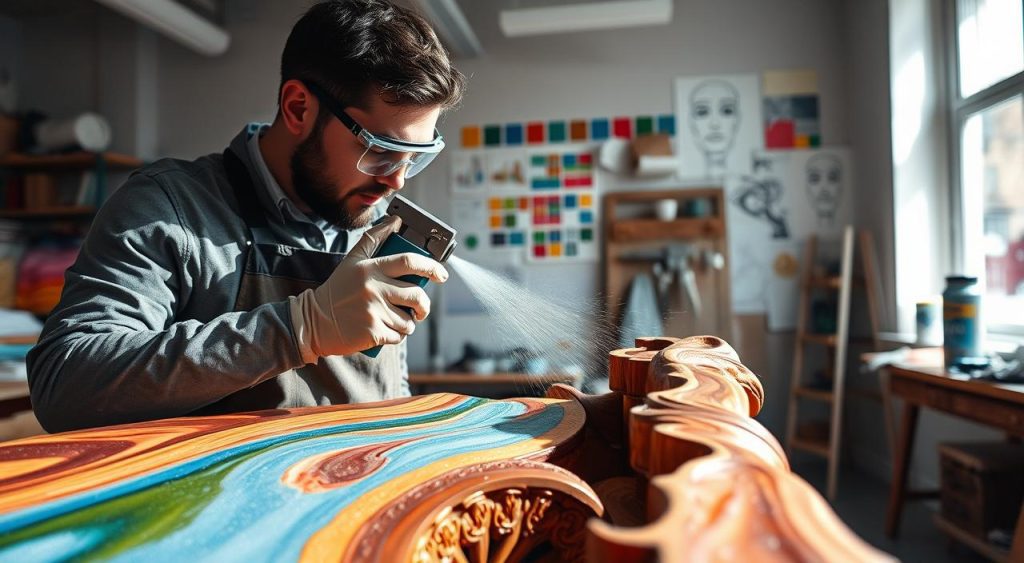 técnicas avançadas de pintura