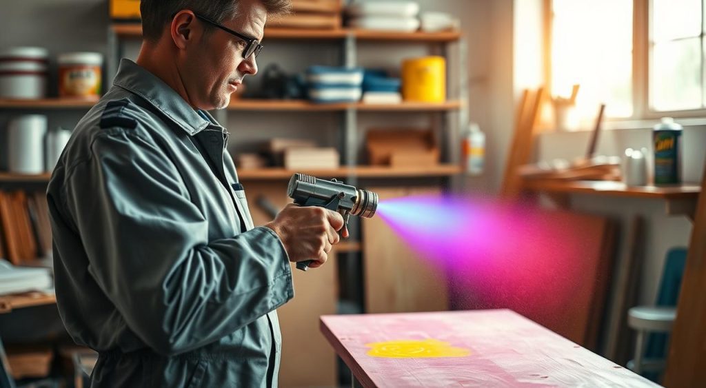 técnicas de aplicação com pistola