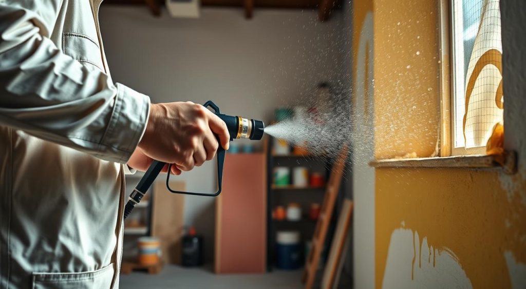 técnicas de pintura com pistola