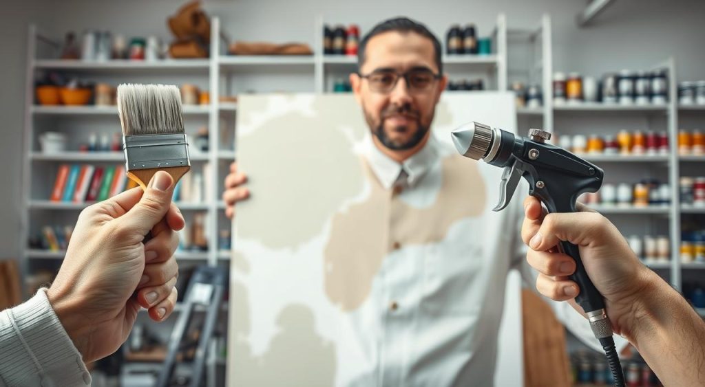 técnicas de reparo de pintura