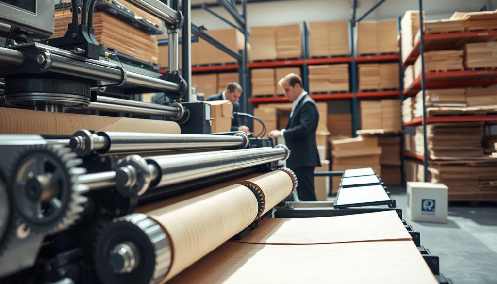 tecnologia de ondulação de papelão