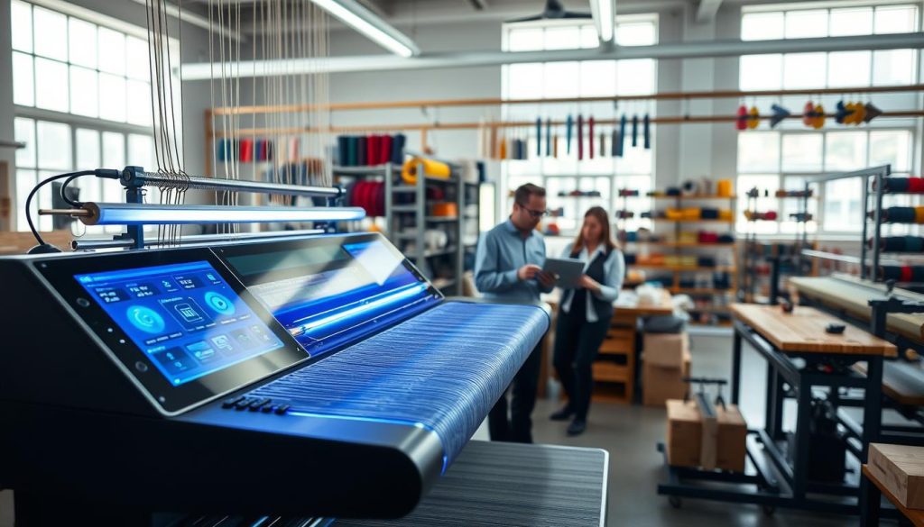 tecnologias digitais em teares modernos