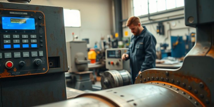 torno CNC usado e adaptação de processos