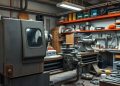 torno CNC usado e tempo de setup