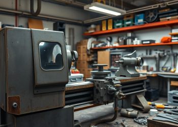 torno CNC usado e tempo de setup