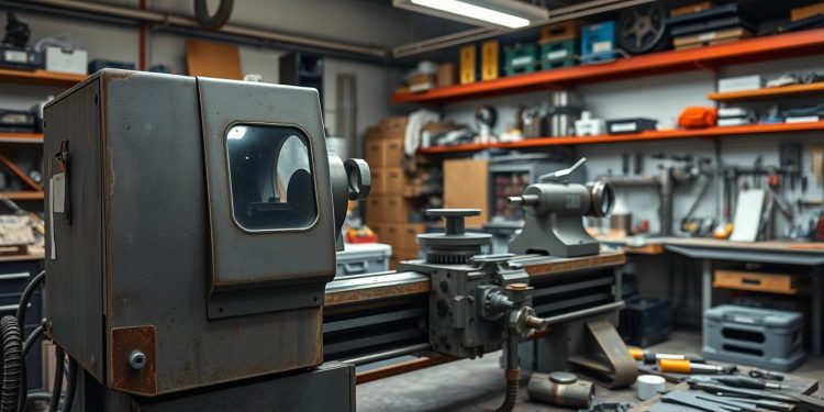 torno CNC usado e tempo de setup