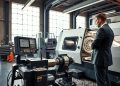 torno CNC usado e variação dimensional