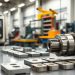 torno CNC usado em produção contínua