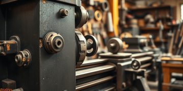 torno mecânico usado estrutura