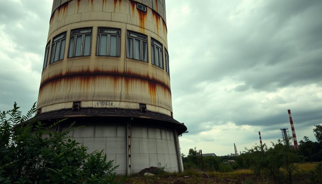 torre de resfriamento de água envelhecimento estrutural