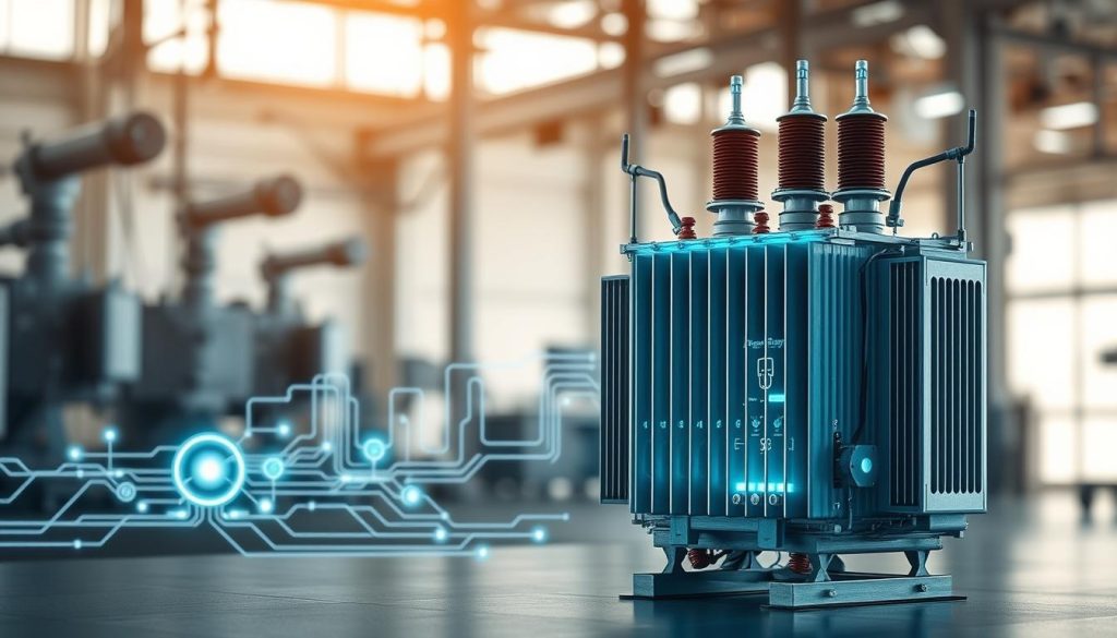 transformador elétrico de baixo consumo de energia