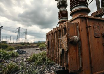 transformador elétrico e envelhecimento