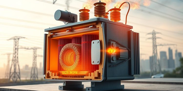 transformador elétrico e perdas energéticas