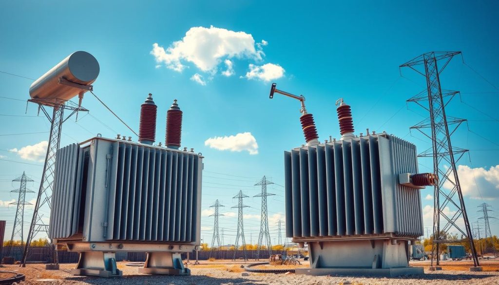transformador elétrico trifásico