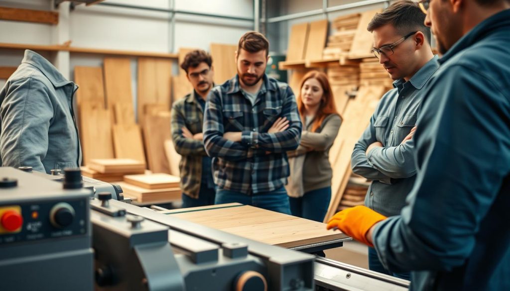 treinamento técnico especializado em esquadrejadeira