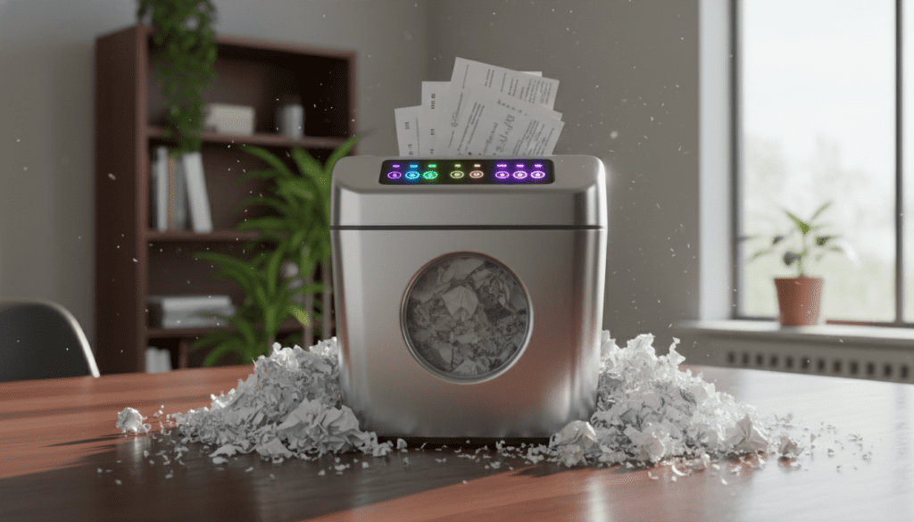 triturador de papel automático