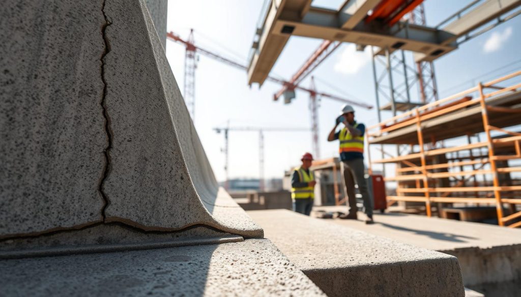 variação dimensional em concreto armado