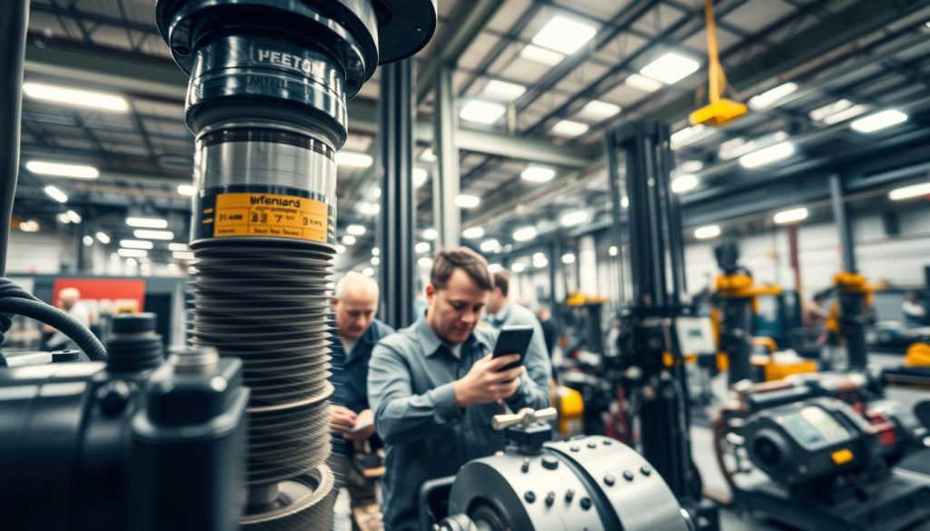 vibração em equipamentos industriais