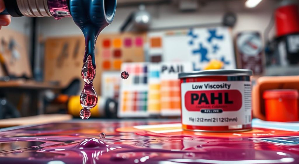 viscosidade da tinta