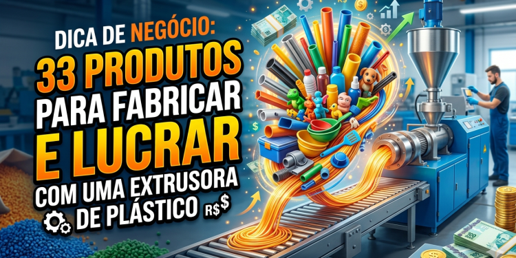 produtos para fabricar extrusora de plástico