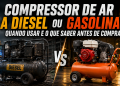 compressor a diesel ou gasolina