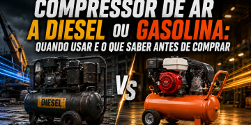compressor a diesel ou gasolina