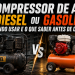compressor a diesel ou gasolina
