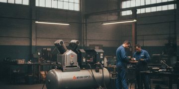 compressor de ar atlas copco quando o