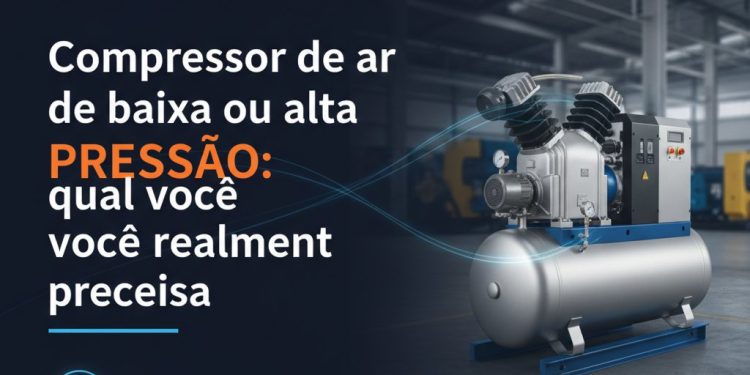 compressor de ar de baixa ou alta
