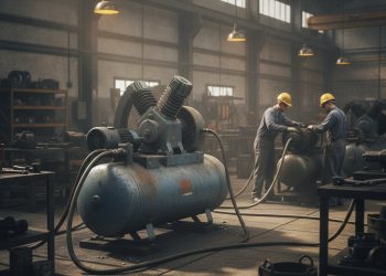 compressor de ar grande para uso industrial