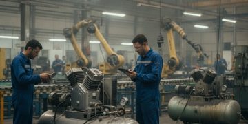 compressor de ar isento de oleo quando