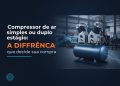compressor de ar simples ou duplo estagio