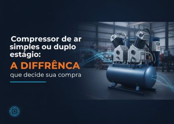 compressor de ar simples ou duplo estagio