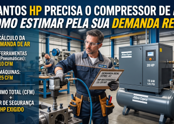 quantos hp compressor de ar