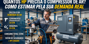 quantos hp compressor de ar