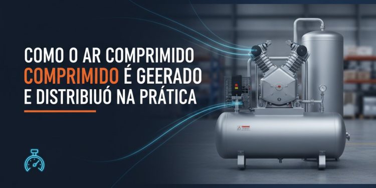 como o ar comprimido e gerado e