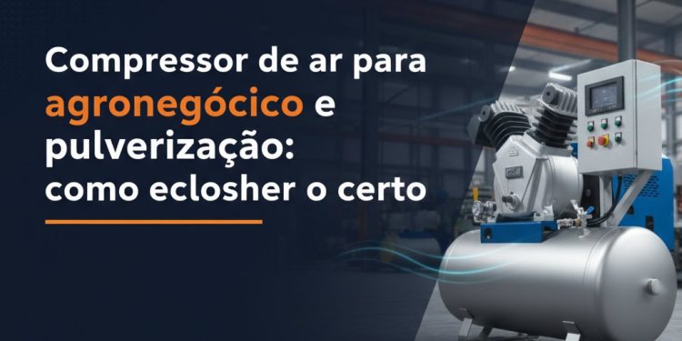 compressor de ar para agronegocio e pulverizacao