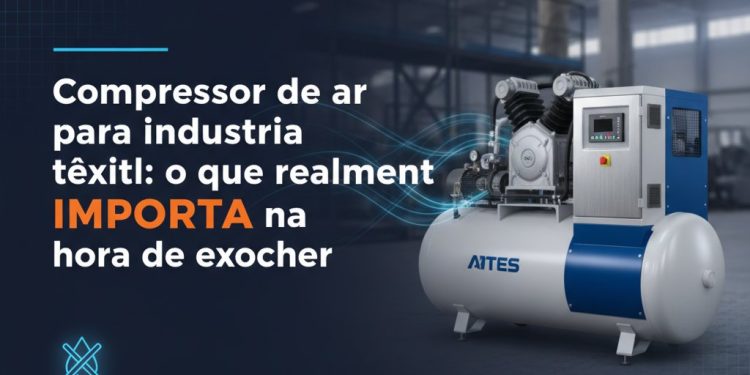 compressor de ar para industria textil o