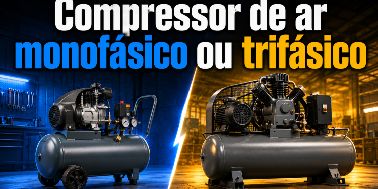 compressor monofasico ou trifasico