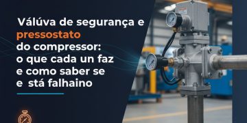 valvula de seguranca e pressostato do compressor