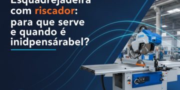 esquadrejadeira com riscador para que serve e