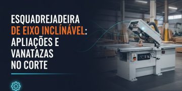 esquadrejadeira de eixo inclinavel aplicacoes e vantagens