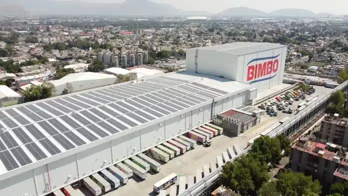 vista aérea fábrica empresa bimbo